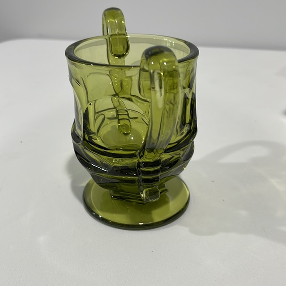 Fostoria Argus Green Henry Ford Museum HFM Sugar Bowl and Creamer set - Picture 4 of 16